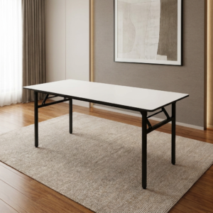 8ft Rectangular Heavy Duty Birchwood Folding Banquet