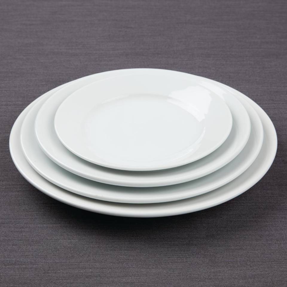 Classic White Bone China Dinner Plate