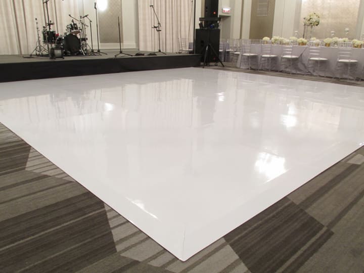 Modular Seamless White LED Dance Floor