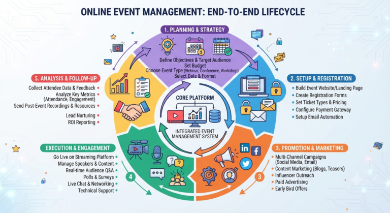 Successful Online Event Management: 7 Steps For Mastering the Virtual Stage